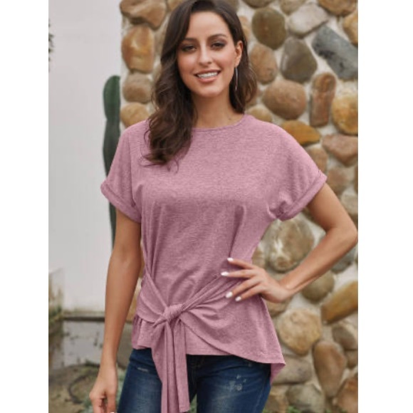 Wrap Tie Top - Picture 2 of 3